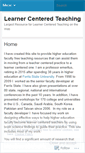 Mobile Screenshot of learnercenteredteaching.wordpress.com