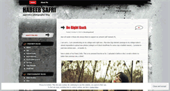 Desktop Screenshot of habeebsafri.wordpress.com