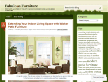 Tablet Screenshot of fabulousfurniture.wordpress.com