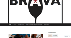 Desktop Screenshot of bravawine.wordpress.com