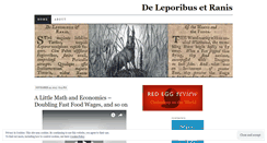 Desktop Screenshot of leporibus.wordpress.com