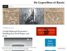 Tablet Screenshot of leporibus.wordpress.com