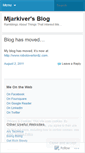 Mobile Screenshot of mjarkiver.wordpress.com