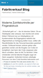 Mobile Screenshot of fabrikverkauf2000.wordpress.com