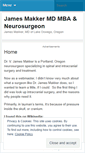 Mobile Screenshot of drjamesmakker.wordpress.com