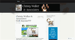 Desktop Screenshot of cjchristywalkerteam.wordpress.com