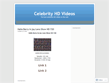 Tablet Screenshot of celebrityhdvideos.wordpress.com
