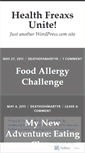 Mobile Screenshot of healthfreax.wordpress.com