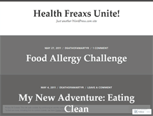 Tablet Screenshot of healthfreax.wordpress.com