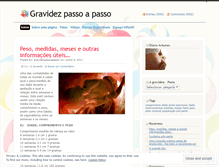 Tablet Screenshot of gravidezpassoapasso.wordpress.com