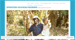 Desktop Screenshot of operationnehemiah.wordpress.com