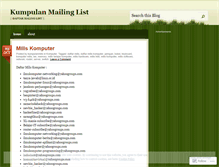 Tablet Screenshot of kumpulanmilis.wordpress.com