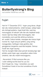 Mobile Screenshot of butterflystrong.wordpress.com