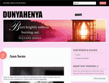 Tablet Screenshot of dunyahenya.wordpress.com