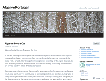 Tablet Screenshot of algarveportugalia.wordpress.com