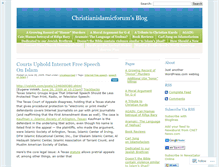 Tablet Screenshot of christianislamicforum.wordpress.com