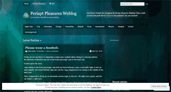 Desktop Screenshot of periaptpleasures.wordpress.com