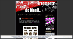 Desktop Screenshot of fragmentdemanif.wordpress.com