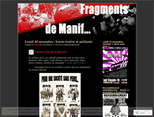 Tablet Screenshot of fragmentdemanif.wordpress.com