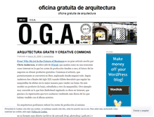 Tablet Screenshot of oficinagratuitadearquitectura.wordpress.com