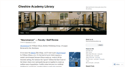 Desktop Screenshot of cheshireacademylibrary.wordpress.com