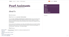 Desktop Screenshot of pearlassistants.wordpress.com