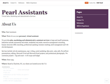Tablet Screenshot of pearlassistants.wordpress.com