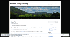 Desktop Screenshot of hudsonvalleyrunning.wordpress.com