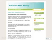 Tablet Screenshot of kristinandmike.wordpress.com