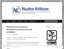 Tablet Screenshot of nudoskriticos.wordpress.com