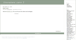 Desktop Screenshot of literaturesave2.wordpress.com