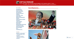 Desktop Screenshot of chpsultangazi.wordpress.com