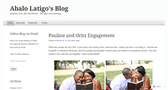 Desktop Screenshot of abalolatigo.wordpress.com