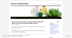 Desktop Screenshot of myforeverlivingproduct.wordpress.com