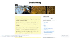 Desktop Screenshot of dromtolkning.wordpress.com