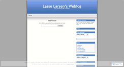 Desktop Screenshot of lasselarsen.wordpress.com