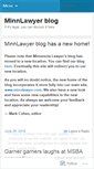 Mobile Screenshot of minnlawyer.wordpress.com