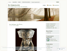 Tablet Screenshot of gerofantes.wordpress.com