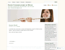 Tablet Screenshot of ocmusic.wordpress.com