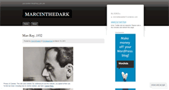 Desktop Screenshot of marcinthedark.wordpress.com