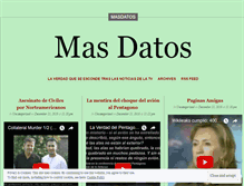 Tablet Screenshot of masdatos.wordpress.com