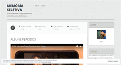 Desktop Screenshot of memoriaseleta.wordpress.com
