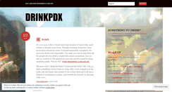 Desktop Screenshot of drinkpdx.wordpress.com