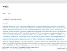 Tablet Screenshot of pranix.wordpress.com