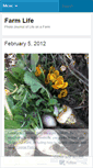 Mobile Screenshot of lifeonafarm.wordpress.com