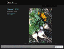 Tablet Screenshot of lifeonafarm.wordpress.com