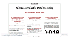 Desktop Screenshot of juliandontcheff.wordpress.com