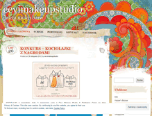 Tablet Screenshot of eevimakeupstudio.wordpress.com