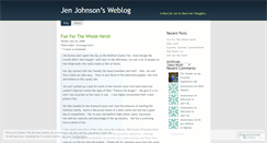 Desktop Screenshot of jenjohnson6.wordpress.com