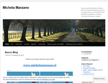 Tablet Screenshot of marzanomichela.wordpress.com